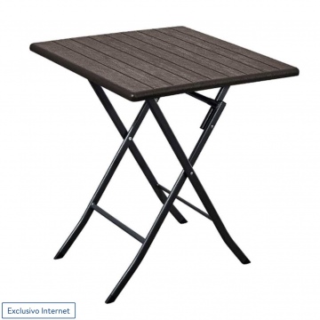 Mesa Plegable Aluminio Y Polietileno De Alta Densidad