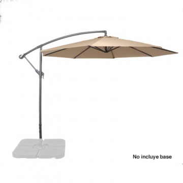 Quitasol lateral Metálico 3m Beige